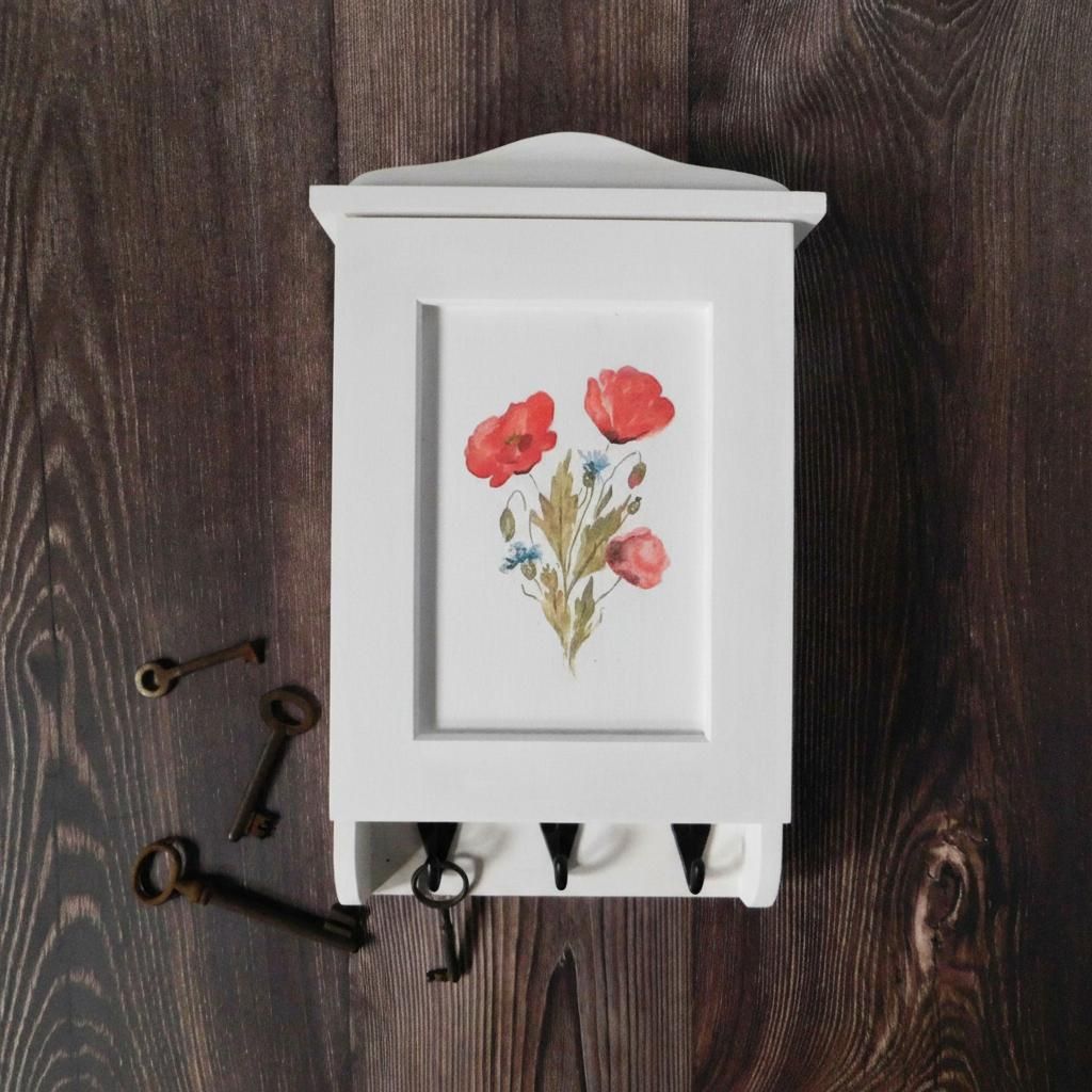 Pipacsos kulcstartó szekrény Pipacsos kulcstartó szekrény