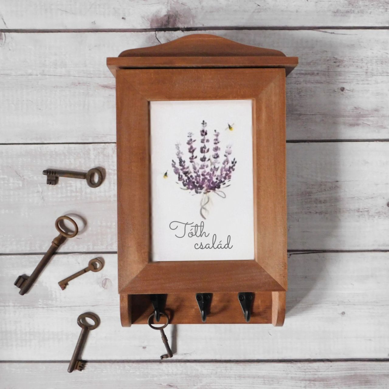 Lavender kulcstartó szekrény