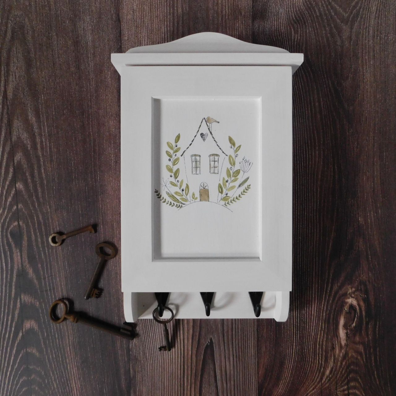 Házikó Fa Kulcstartó Szekrény Házikó Fa Kulcstartó Szekrény
