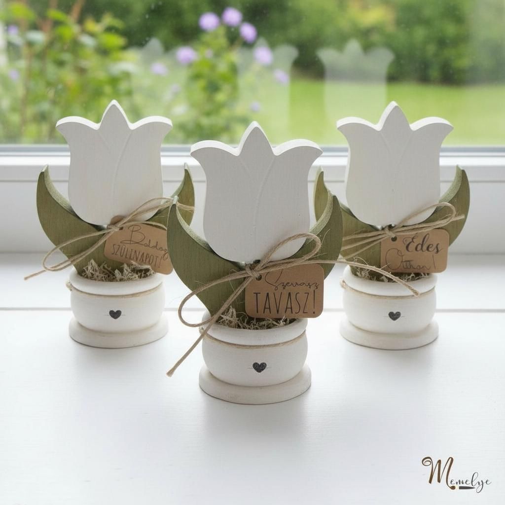 Fa tulipán cserépben