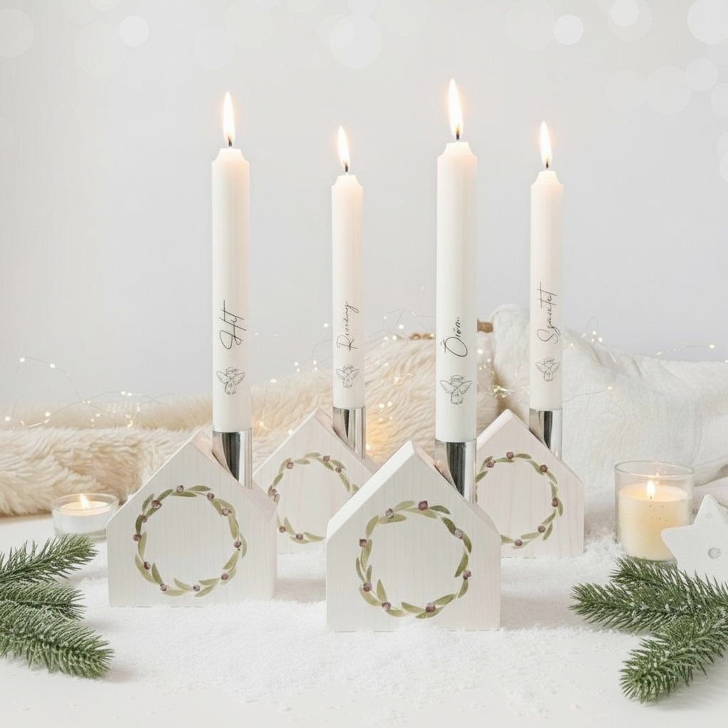 KisHáz Adventi gyertyatartó szett