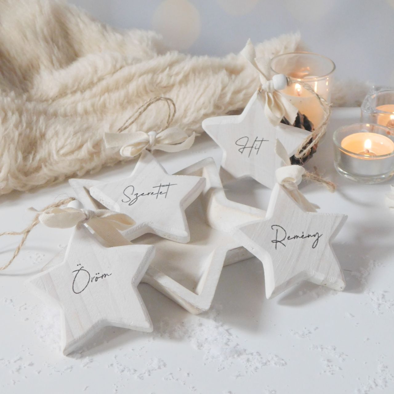 Fa csillag függő – személyre szabható