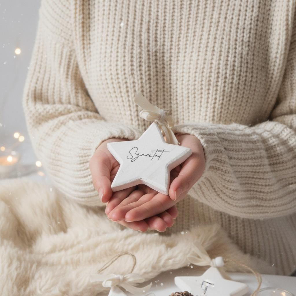 Fa csillag függő – személyre szabható