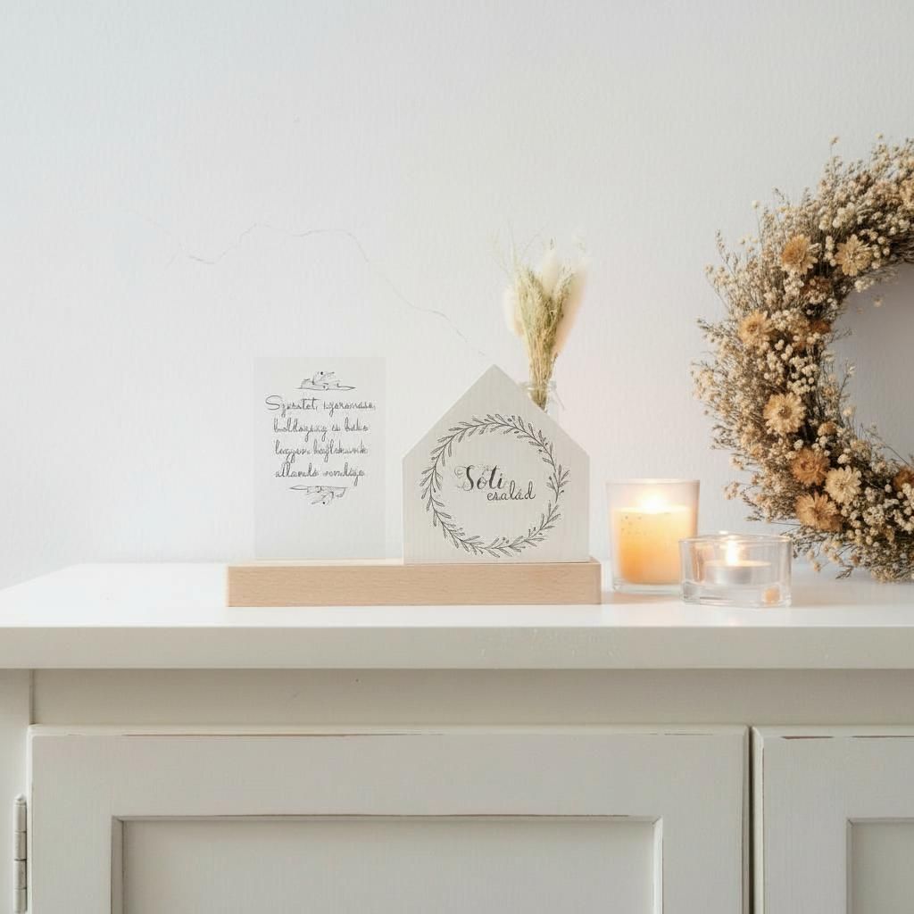 KisHáz dekor szett - személyre szabható