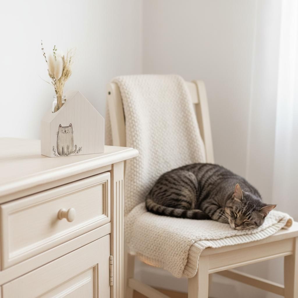 KisHáz Cicás Virágtartó KisHáz Cicás Virágtartó