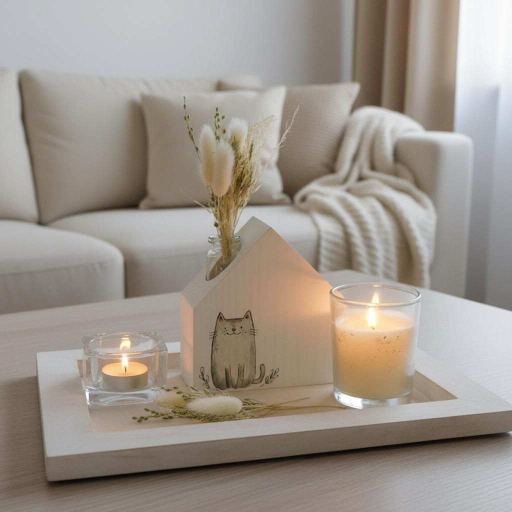 KisHáz Cicás Virágtartó KisHáz Cicás Virágtartó