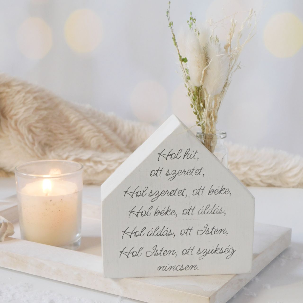 KisHáz Házi Áldás Virágtartó