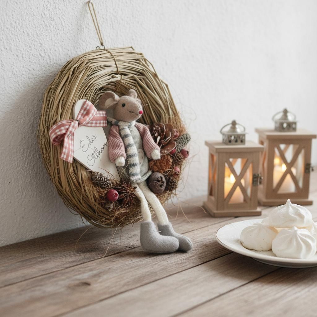 Édes Otthon - Egérkés Téli Koszorú